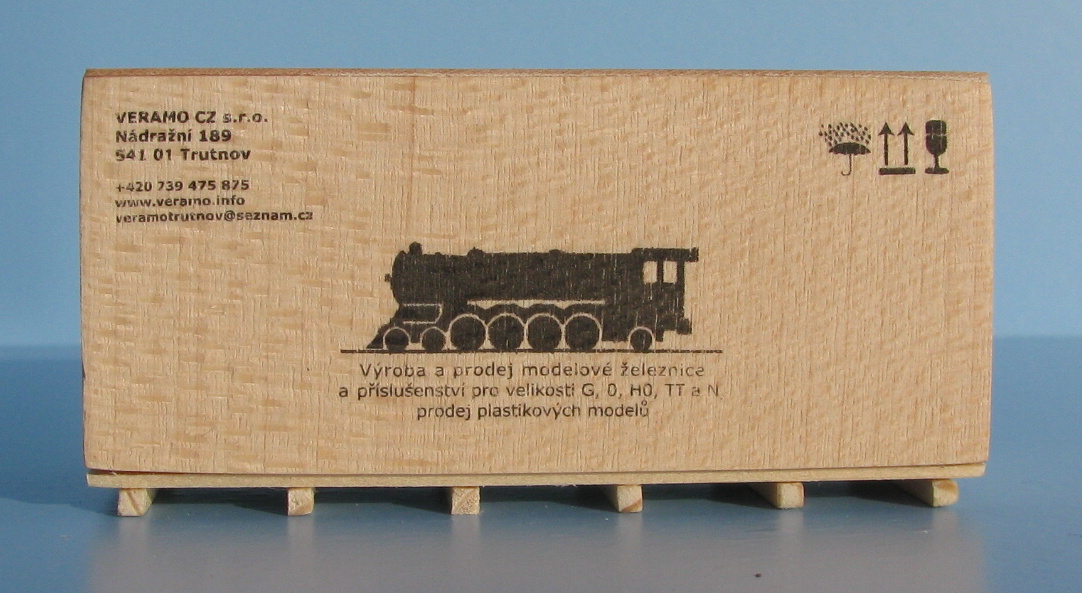 H0 010301 náklad dřevěná bedna VERAMO