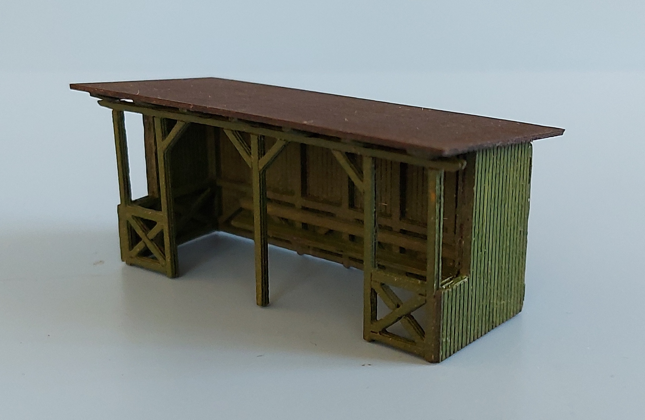 H0 060107 Zastávka Desná zelená